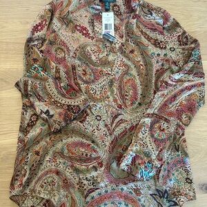Paisley Print Top